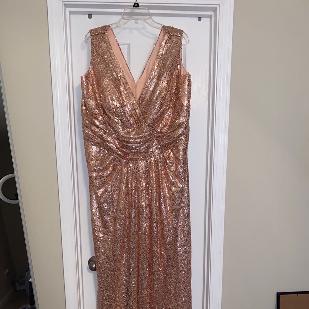 Rose Gold Bridesmaid Dress